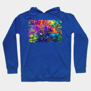 Abstract Liquid Texture Hoodie